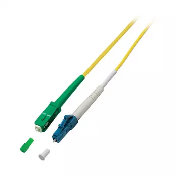 EFB simplexný patch kábel LC-SC/APC OS2 G657A2 1m LSZH 2mm žltý