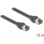 Delock RJ45 patch kábel Cat.6 kompatibilný so Starlink Gen3 - 15 m sivý (90667)