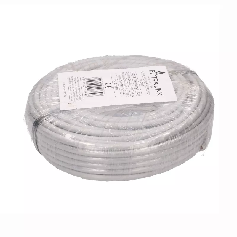 EXTRALINK CAT6A UTP (U/UTP) vnútorný twisted pair patch kábel 25m
