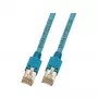EFB-Elektronik RJ45 patch kábel Cat.5e SF/UTP LSZH Draka UC300 TM11 modrý 2m