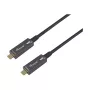 Equip USB-C 3.2 na USB-C Active Optical kábel 8K PD60W 5m čierny