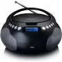Lenco SCD-331BK prenosné CD rádio s Bluetooth, USB, FM rádiom, LCD displejom, čierne