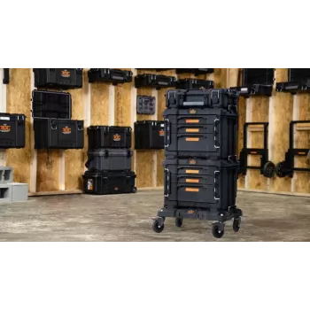 Keter Pro Gear 2.0 mobilný vozík na náradie 262828 53L čierny/červený