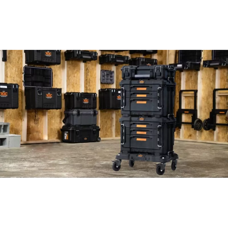 Keter Pro Gear 2.0 mobilný vozík na náradie 262828 53L čierny/červený