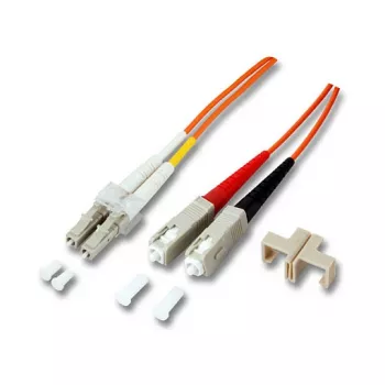 EFB-Elektronik sklolaminátový patch kábel LC-SC OM2 1m LSZH oranžový