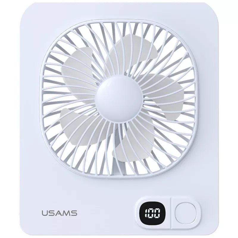 USAMS ZB363 magnetický stolný ventilátor fialový