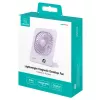 USAMS ZB363 magnetický stolný ventilátor fialový