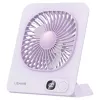 USAMS ZB363 magnetický stolný ventilátor fialový
