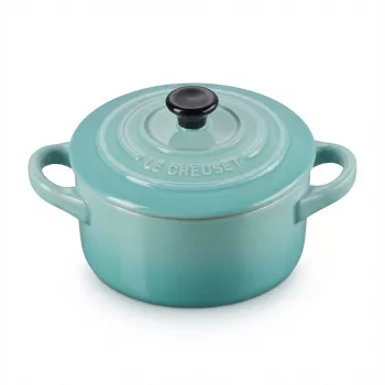 Le Creuset kameninová sada so 4 Petit Casserolami 10x5cm Ocean