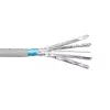 EXTRALINK CAT6A F/FTP Indoor Twisted Pair kábel 50m sivý