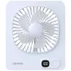 USAMS ZB363 stolný ventilátor magnetický biely