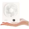 USAMS ZB363 stolný ventilátor magnetický biely