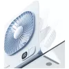 USAMS ZB363 stolný ventilátor magnetický biely