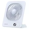 USAMS ZB363 magnetický stolný ventilátor modrý