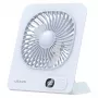 USAMS ZB363 magnetický stolný ventilátor modrý