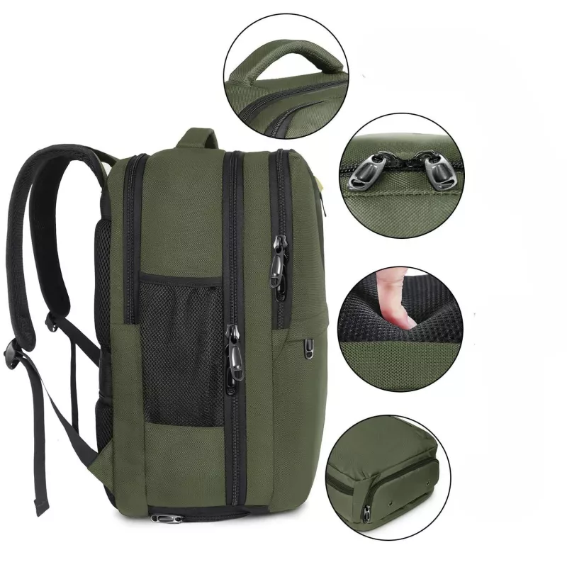 Black Forest KM04 Cabin Travel Backpack 50x20x33 cm zelený