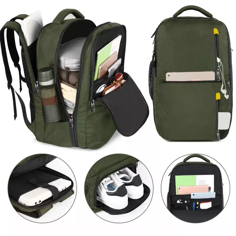 Black Forest KM04 Cabin Travel Backpack 50x20x33 cm zelený