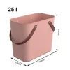 Rotho Multibag Albula Style 25L úložná krabica, Meadow Rose
