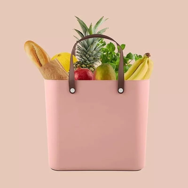 Rotho Multibag Albula Style 25L úložná krabica, Meadow Rose