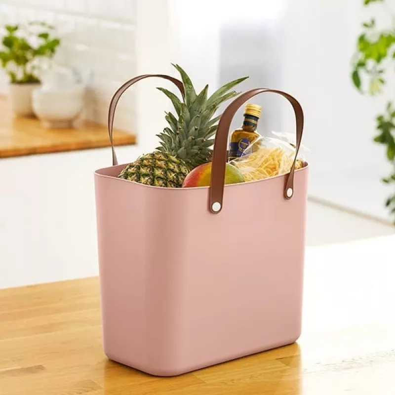 Rotho Multibag Albula Style 25L úložná krabica, Meadow Rose