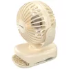 AWEI F45 Mini stolný ventilátor so svorkou, 1200mAh, biely