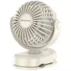 AWEI F45 Mini stolný ventilátor so svorkou, 1200mAh, biely