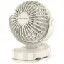 AWEI F45 Mini stolný ventilátor so svorkou, 1200mAh, biely