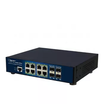 ALLNET Fully Managed Layer 2+ switch, 12 portov, 8x GbE PoE+ 300W, 4x SFP, Rackmount (ALL-SG8612PMJ)