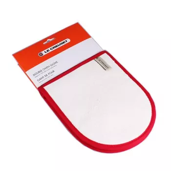 Le Creuset dvojitá kuchynská rukavica 89x20cm Cherry Red