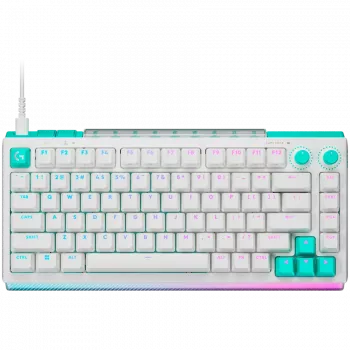 Logitech G512 X 75 mechanická herná klávesnica - biela - US International - drôtová USB