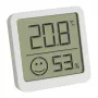 TFA Dostmann 30.5053.02.04 balenie 4 ks biele digitálne termo-hygrometer s komfortnou zónou