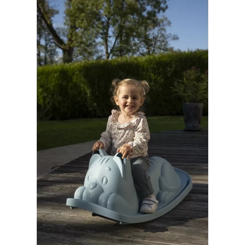 Smoby Rocker Cat Blue detské hojdacie kreslo