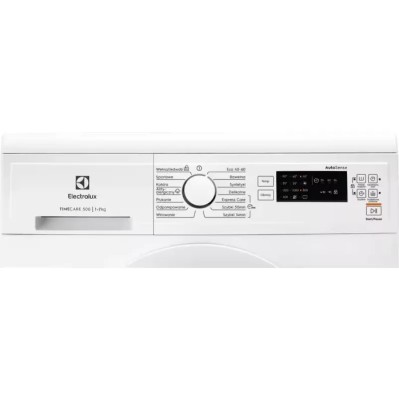 Electrolux EW2FN527WP samostatná predná práčka, 7 kg, 1200 ot/min, energetická trieda C, biela