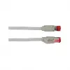 EFB-Elektronik RJ45 patch kábel Cat.7 S/FTP LSZH sivý 2m