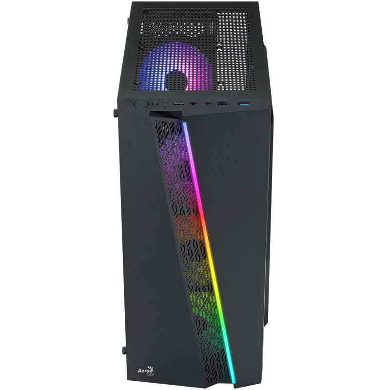 Aerocool Blade V1 Midi Tower čierna temperované sklo
