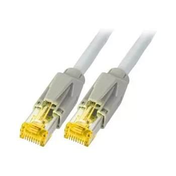 EFB-Elektronik RJ45 Patch kábel Cat.6A S/FTP LSZH Dätwyler 7702 TM31 sivý 10m