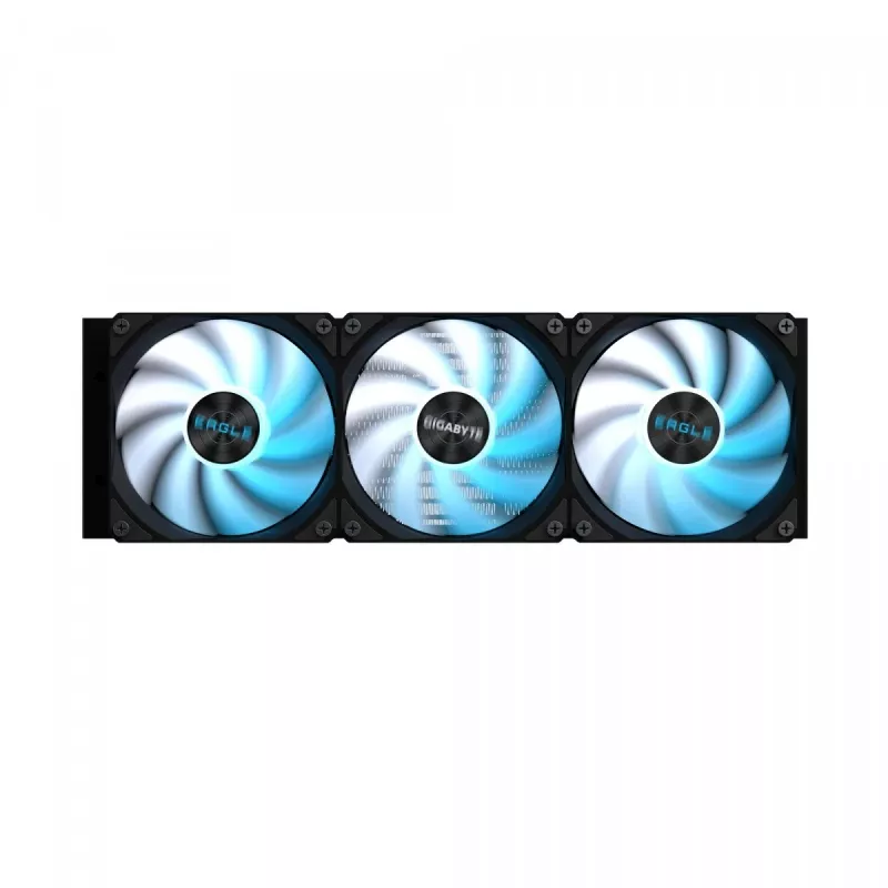 GIGABYTE EAGLE 360 AIO kvapalinový CPU chladič, 360mm radiátor, 3x 120mm ventilátory, ARGB, LGA1700/AM5