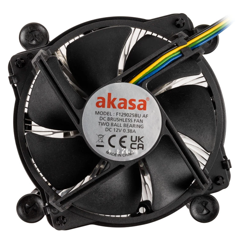 Akasa AK-CC6606BP01 Low Profile CPU chladič - Sockel LGA 1700, 63,2 mm vysoký, 92-mm ventilátor, čierny