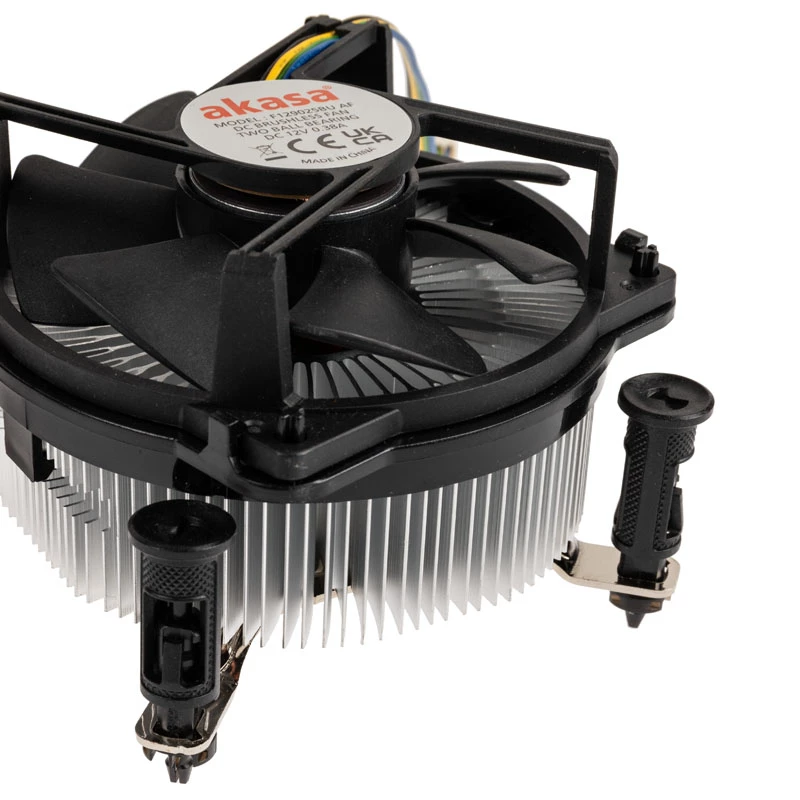Akasa AK-CC6606BP01 Low Profile CPU chladič - Sockel LGA 1700, 63,2 mm vysoký, 92-mm ventilátor, čierny