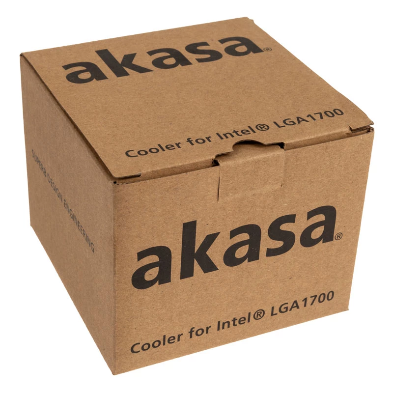 Akasa AK-CC6606BP01 Low Profile CPU chladič - Sockel LGA 1700, 63,2 mm vysoký, 92-mm ventilátor, čierny