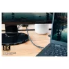 GoodConnections USB-C 4.0 (ST-ST) 1m Spletaný kábel 100W 8K 30Hz antracit