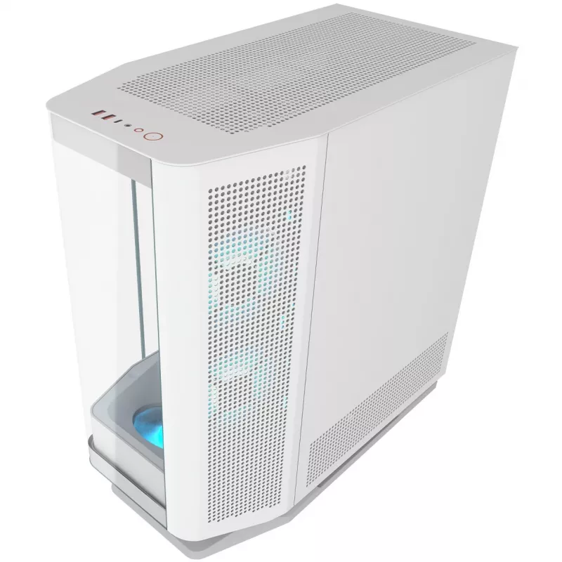 COUGAR FV270 ARGB Mid Tower skriňa, biela