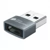 Good Connections USB 2.0 adaptér Type-A konektor samec na USB-C konektor samica, hliníkové puzdro, sivý, balenie 3 ks (USB-AD203-3)