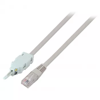 EFB Elektronik RJ45-LSA patch kábel 2m, 2-pólový, obsadenie a/b-4/5, sivý
