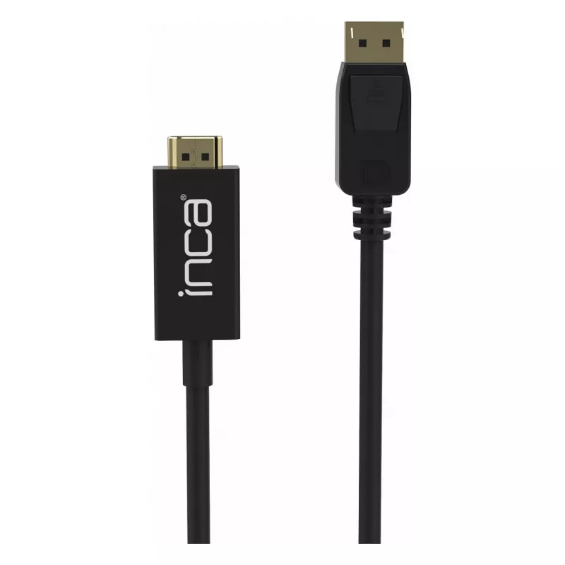 INCA DisplayPort to HDMI kábel 1,8 m 10,2 Gbit/s čierny