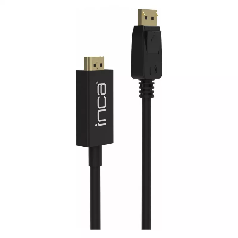 INCA DisplayPort to HDMI kábel 1,8 m 10,2 Gbit/s čierny