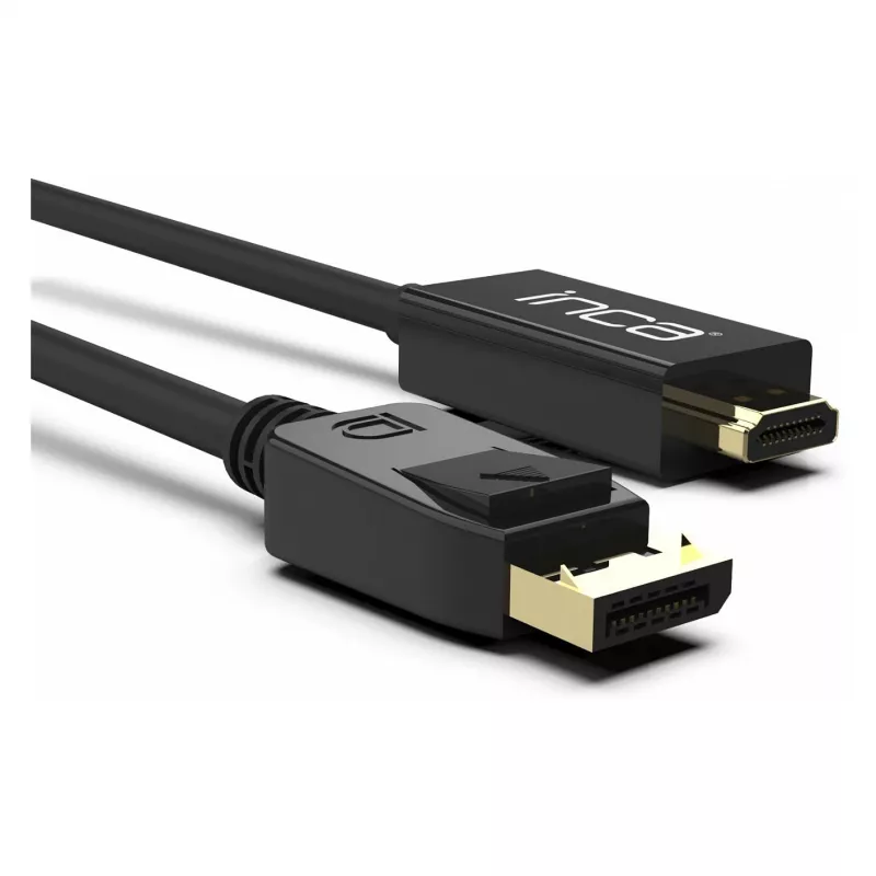 INCA DisplayPort to HDMI kábel 1,8 m 10,2 Gbit/s čierny