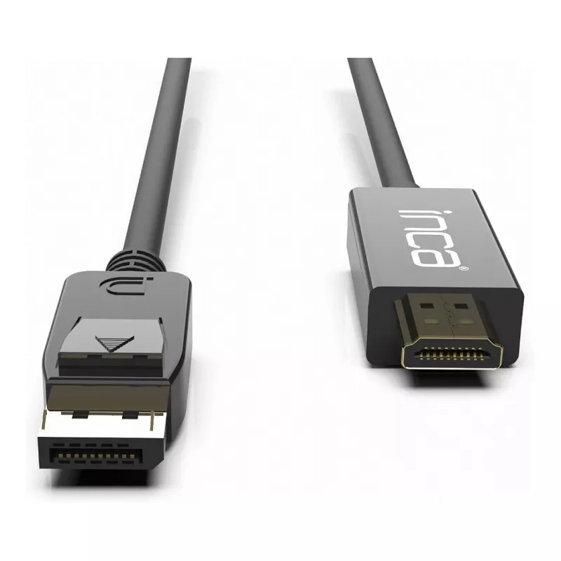 INCA DisplayPort to HDMI kábel 1,8 m 10,2 Gbit/s čierny