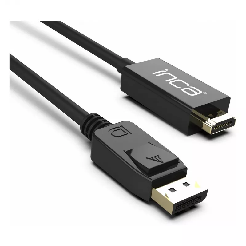 INCA DisplayPort to HDMI kábel 1,8 m 10,2 Gbit/s čierny