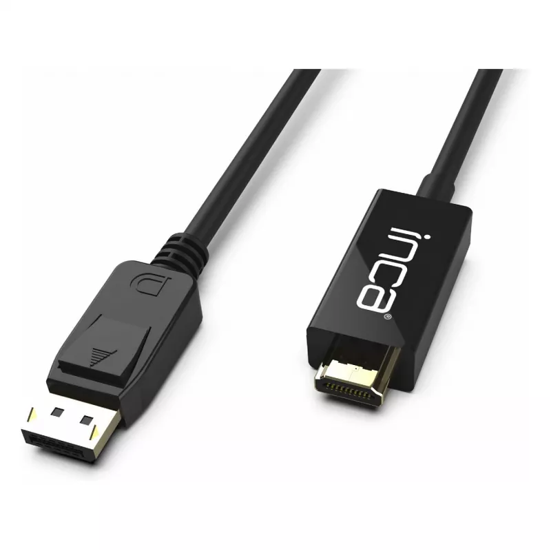 INCA DisplayPort to HDMI kábel 1,8 m 10,2 Gbit/s čierny